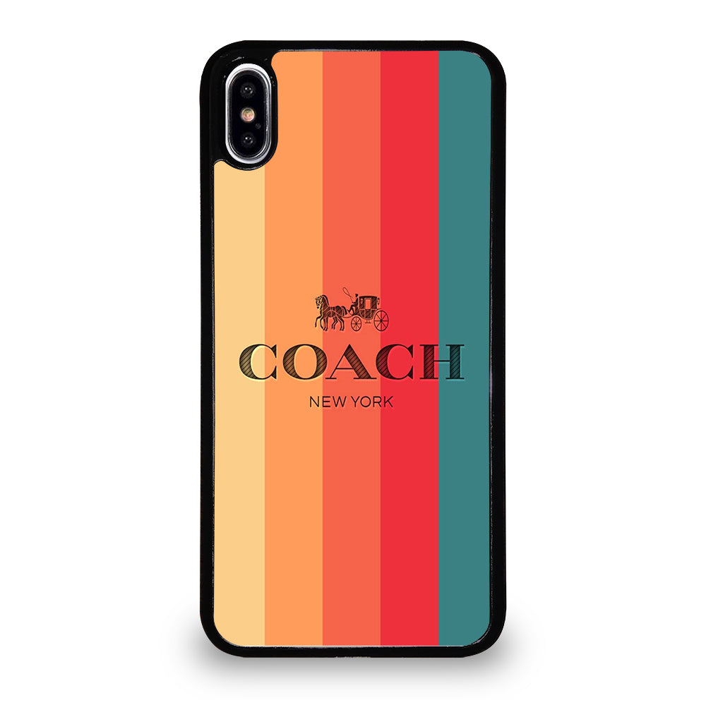 COACH NEW YORK LOGO iPhone XS Max Case Cover