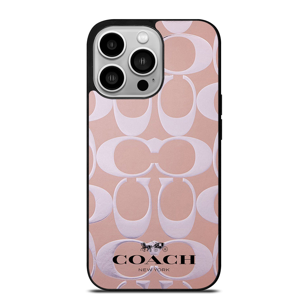 COACH NEW YORK PATTERN iPhone 14 Pro Case Cover