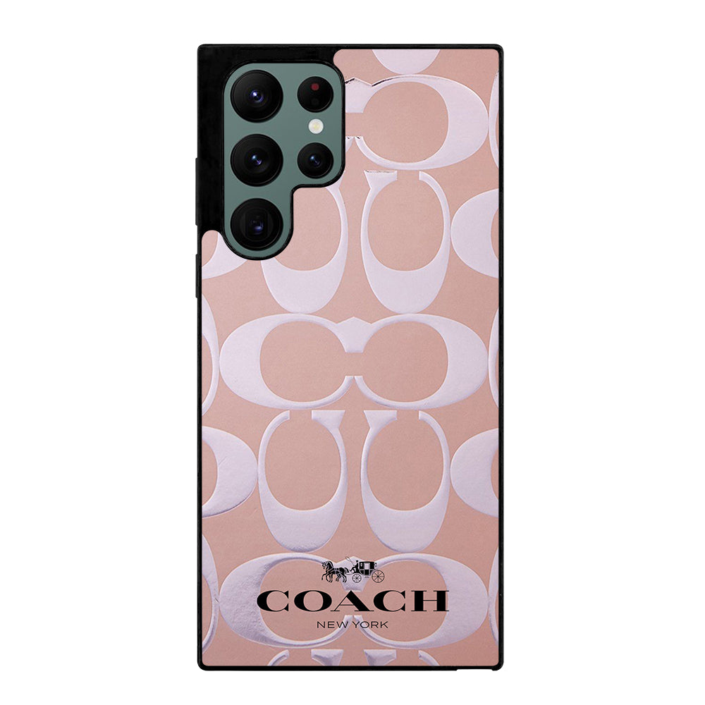 COACH NEW YORK PATTERN Samsung Galaxy S22 Ultra Case Cover