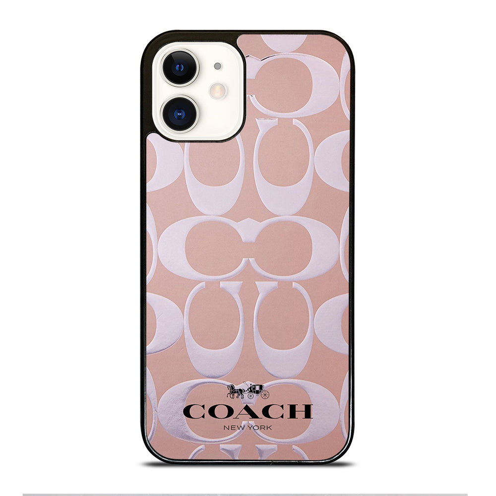 COACH NEW YORK PATTERN iPhone 12 Case Cover