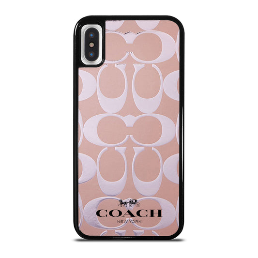 COACH NEW YORK PATTERN iPhone X / XS Case Cover