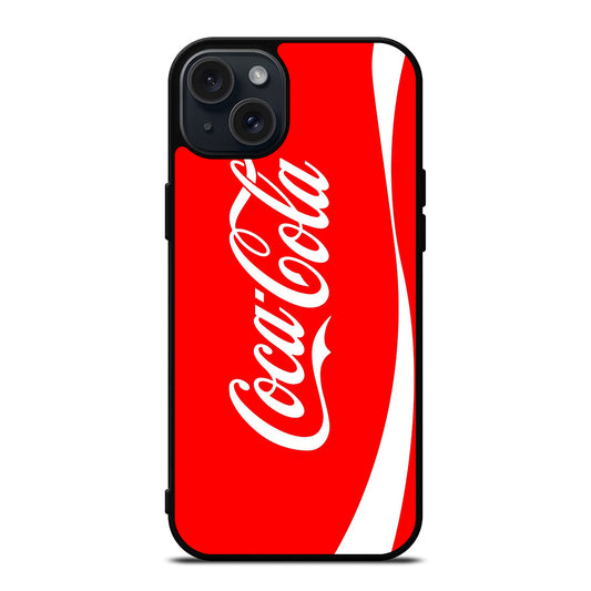 COCA COLA SOFT DRINK LOGO iPhone 15 Plus Case Cover