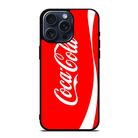 COCA COLA SOFT DRINK LOGO iPhone 15 Pro Max Case Cover