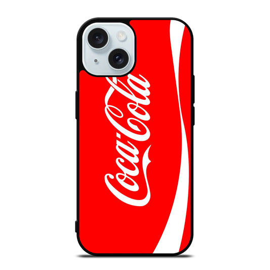 COCA COLA SOFT DRINK LOGO iPhone 15 Case Cover