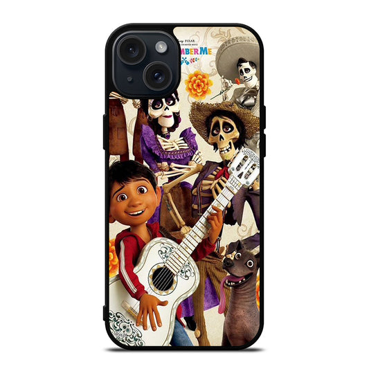 COCO GUITAR CARTOON iPhone 15 Plus Case Cover