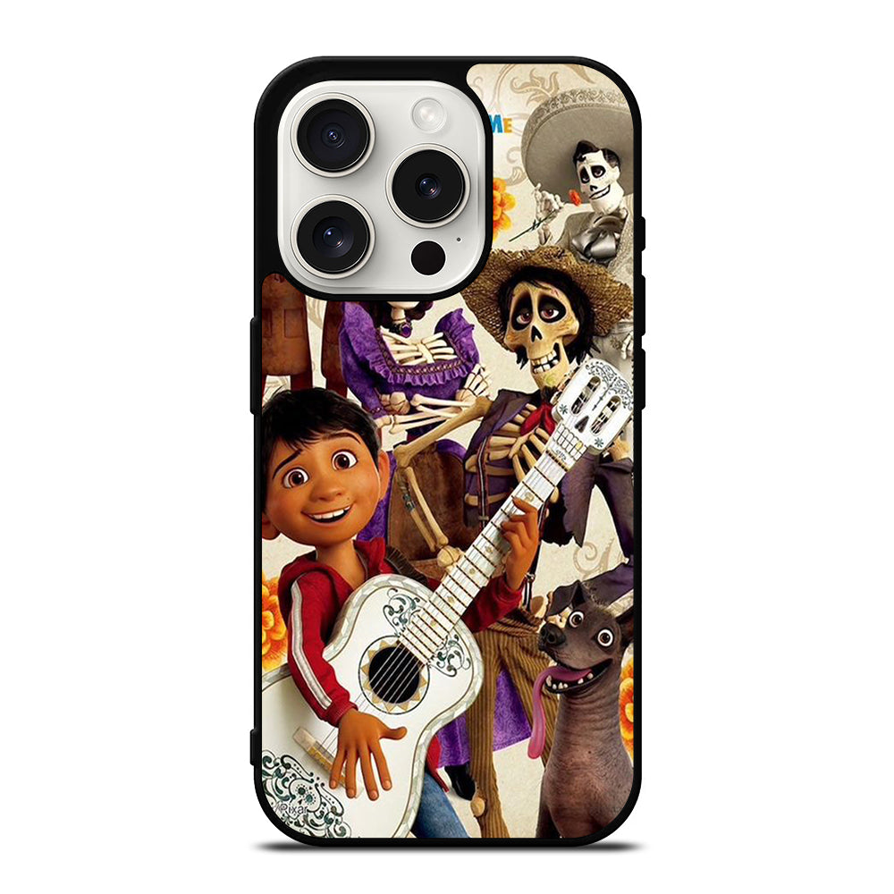 COCO GUITAR CARTOON iPhone 15 Pro Case Cover