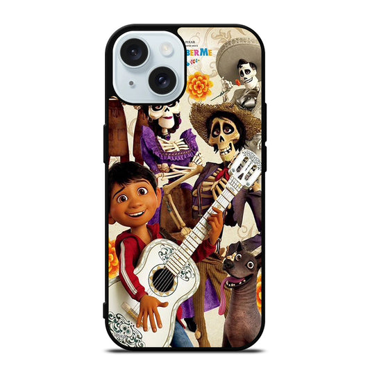 COCO GUITAR CARTOON iPhone 15 Case Cover