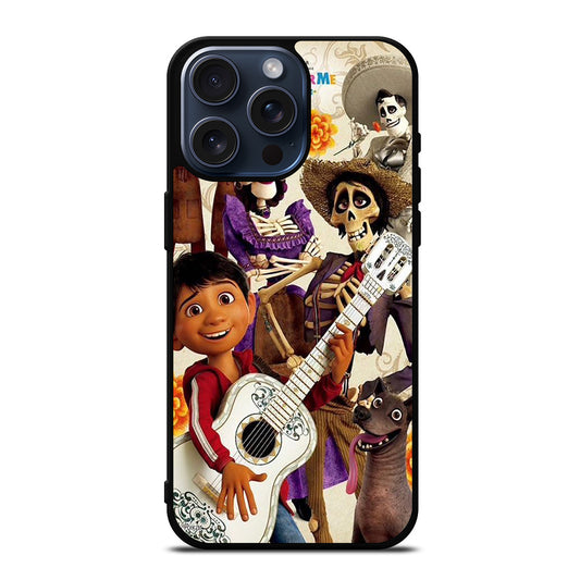 COCO GUITAR CARTOON iPhone 15 Pro Max Case Cover