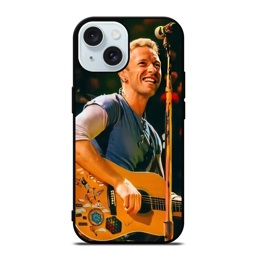 COLDPLAY CHRIS MARTIN GUITAR iPhone 15 Case Cover