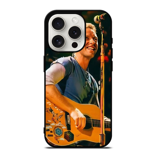 COLDPLAY CHRIS MARTIN GUITAR iPhone 15 Pro Case Cover