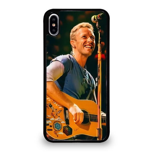 COLDPLAY CHRIS MARTIN GUITAR iPhone XS Max Case Cover