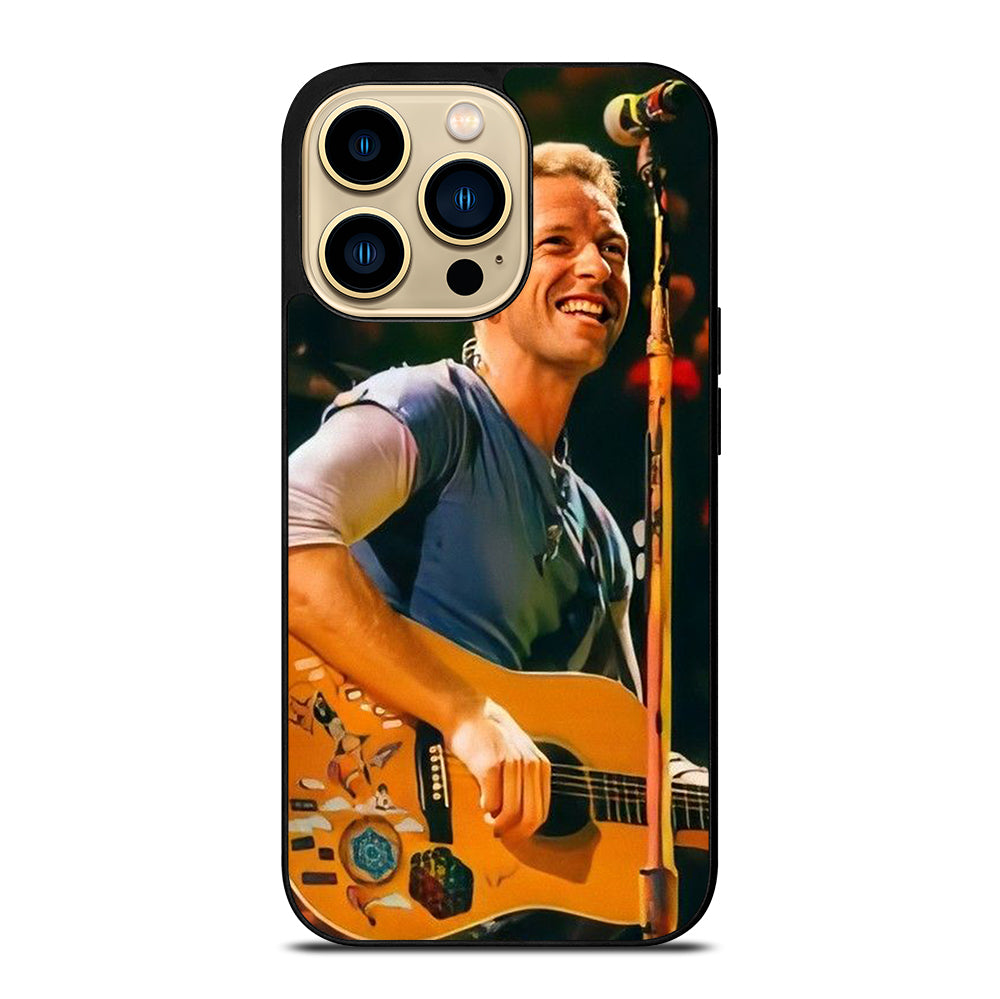 COLDPLAY CHRIS MARTIN GUITAR iPhone 14 Pro Max Case Cover