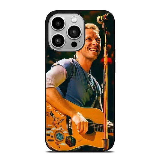 COLDPLAY CHRIS MARTIN GUITAR iPhone 14 Pro Case Cover