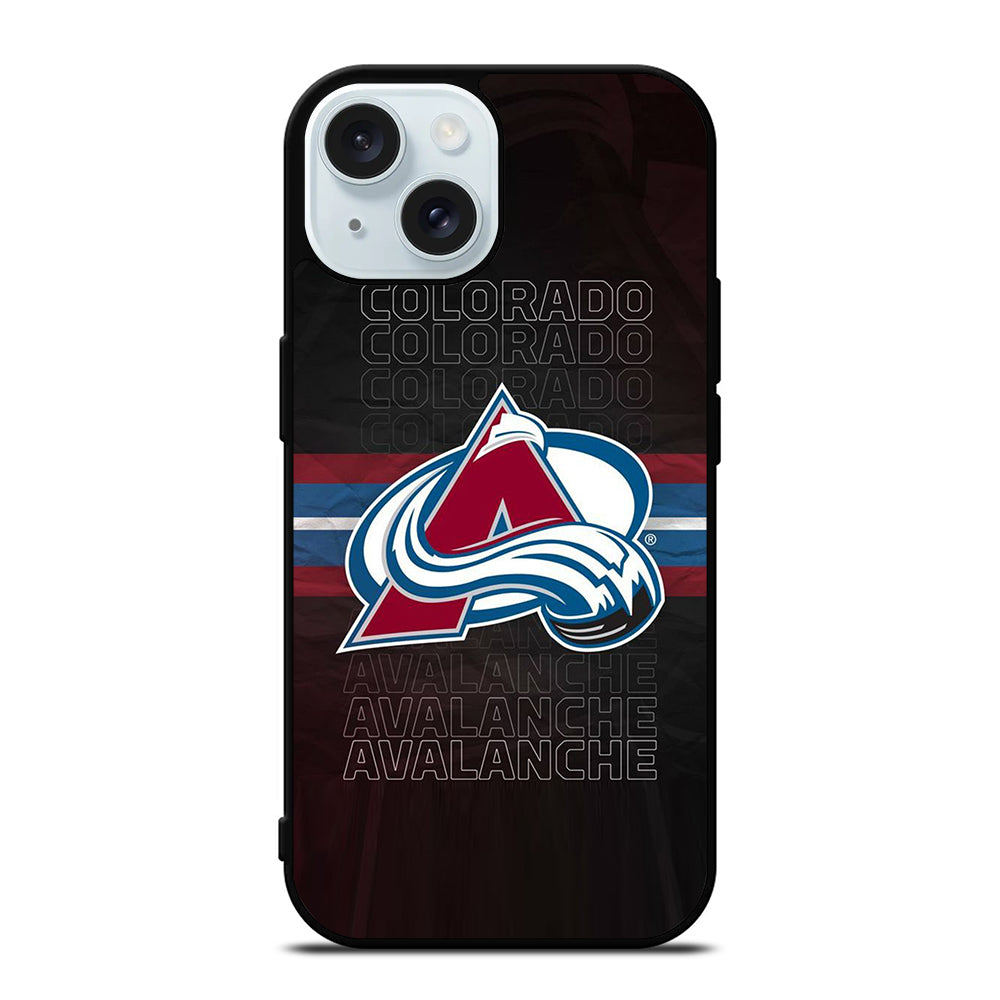 COLORADO AVALANCHE ICON 3 iPhone 15 Case Cover