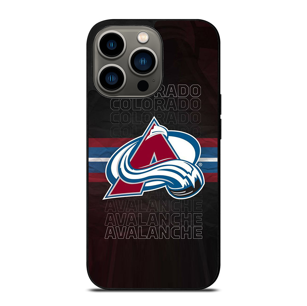 COLORADO AVALANCHE ICON 3 iPhone 13 Pro Case Cover