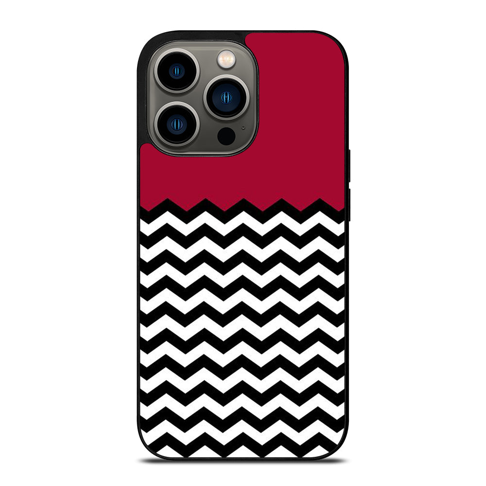 COLORBLOCK DARK RED CHEVRON 1 iPhone 13 Pro Case Cover