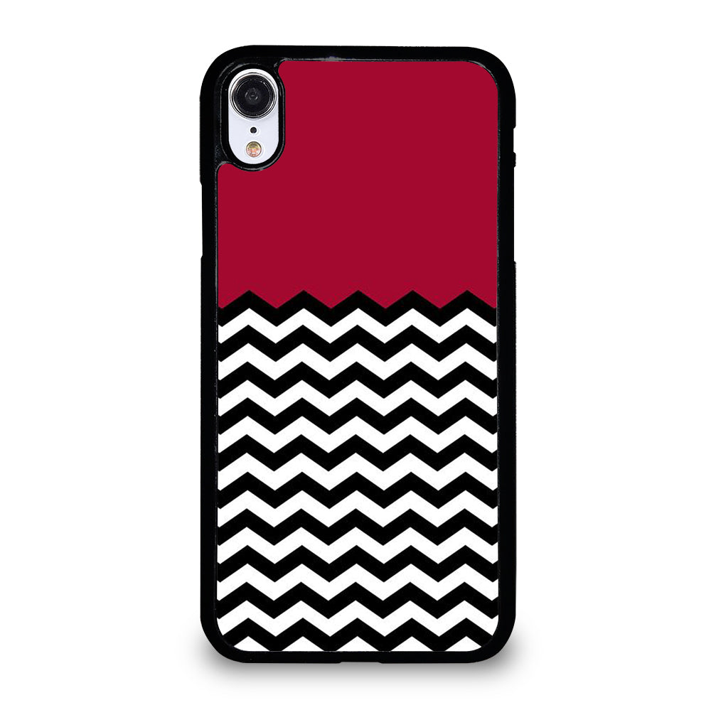COLORBLOCK DARK RED CHEVRON 1 iPhone XR Case Cover