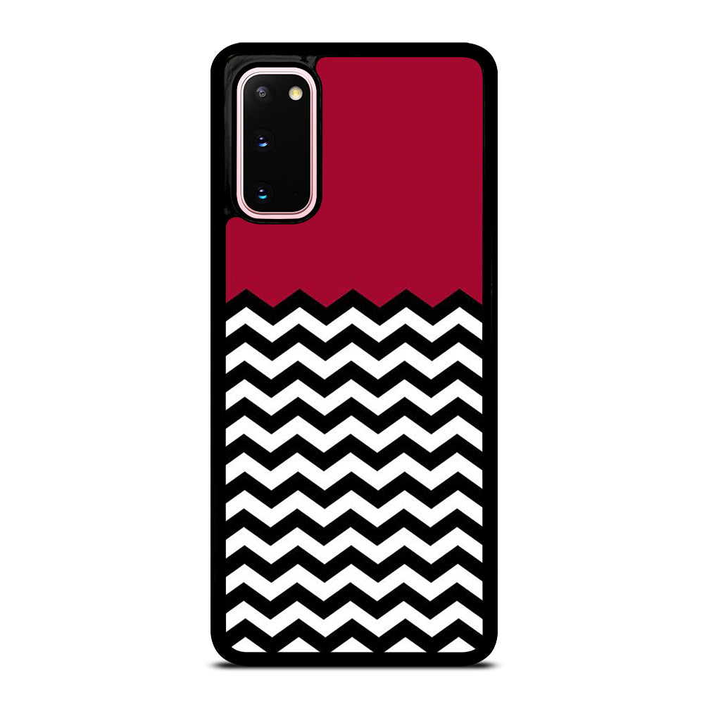 COLORBLOCK DARK RED CHEVRON 1 Samsung Galaxy S20 Case Cover