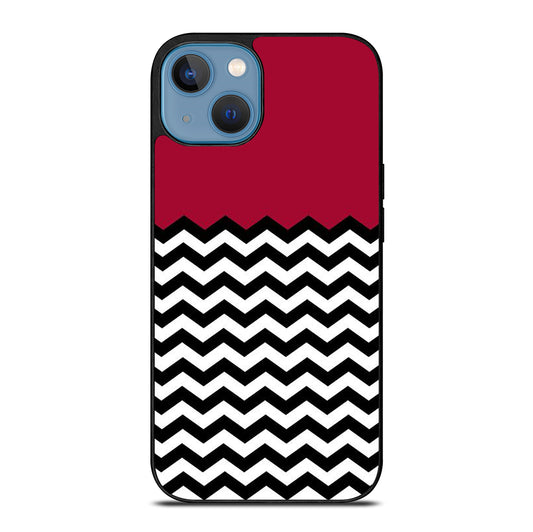 COLORBLOCK DARK RED CHEVRON 1 iPhone 13 Case Cover