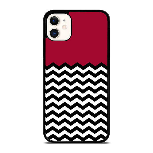 COLORBLOCK DARK RED CHEVRON 1 iPhone 11 Case Cover