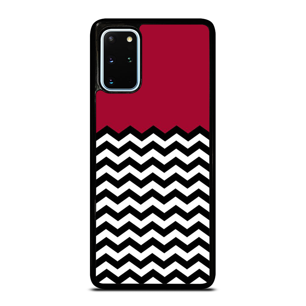 COLORBLOCK DARK RED CHEVRON 1 Samsung Galaxy S20 Plus Case Cover