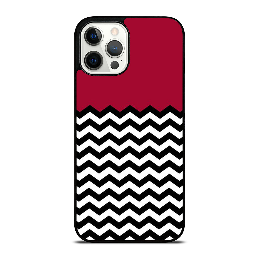 COLORBLOCK DARK RED CHEVRON 1 iPhone 12 Pro Max Case Cover