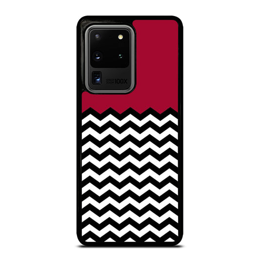 COLORBLOCK DARK RED CHEVRON 1 Samsung Galaxy S20 Ultra Case Cover