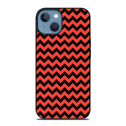 COLORBLOCK DARK RED CHEVRON 2 iPhone 13 Case Cover