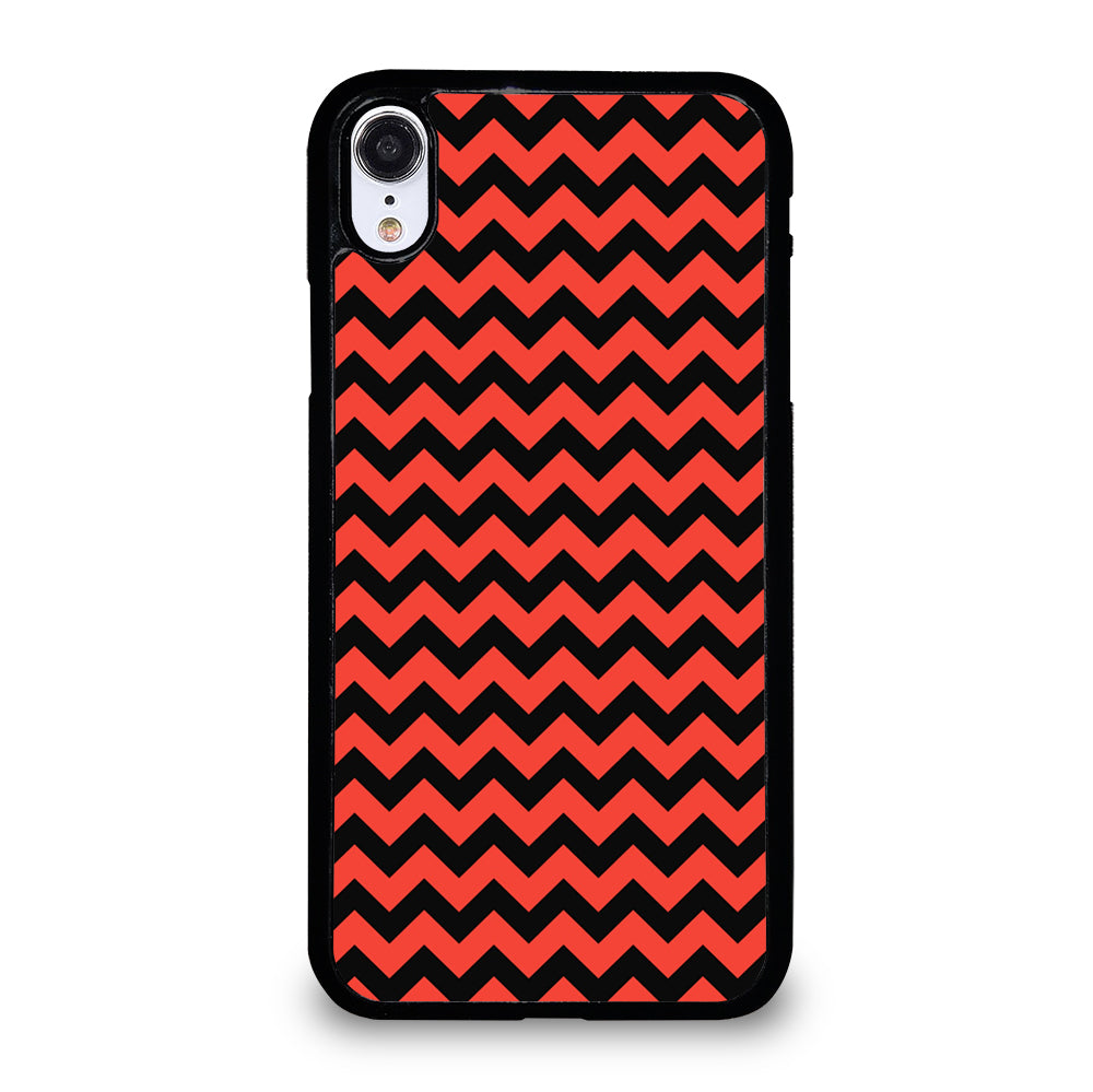 COLORBLOCK DARK RED CHEVRON 2 iPhone XR Case Cover