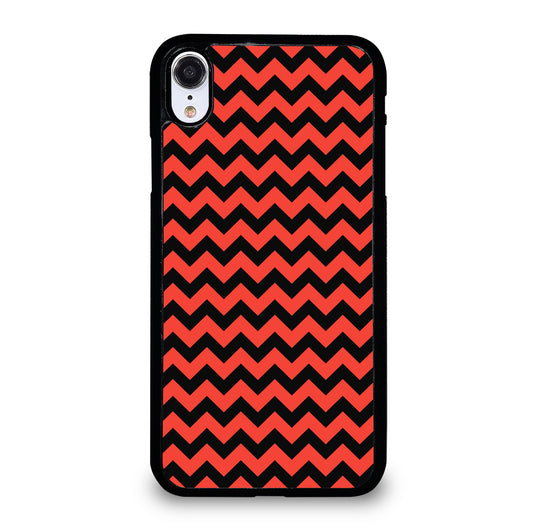 COLORBLOCK DARK RED CHEVRON 2 iPhone XR Case Cover
