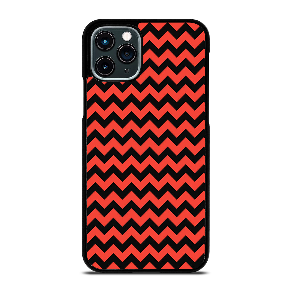 COLORBLOCK DARK RED CHEVRON 2 iPhone 11 Pro Case Cover