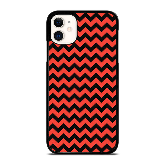 COLORBLOCK DARK RED CHEVRON 2 iPhone 11 Case Cover