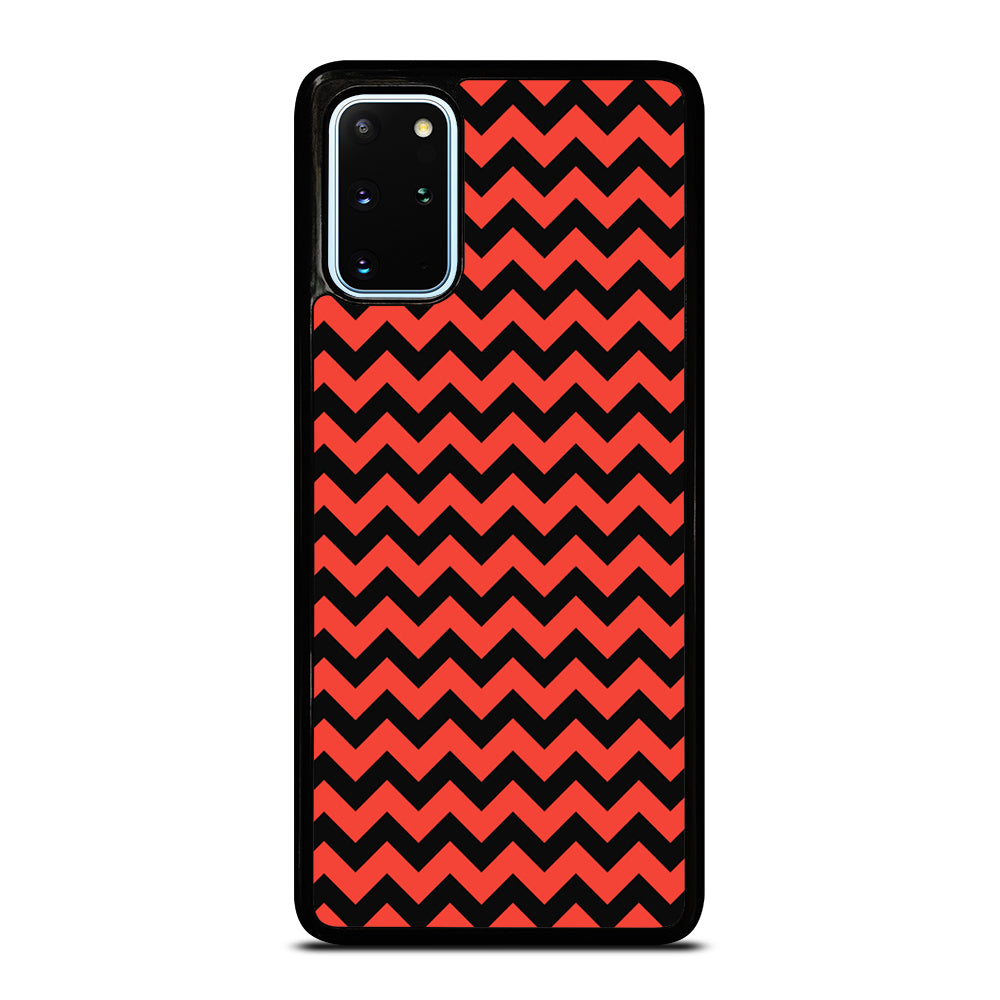 COLORBLOCK DARK RED CHEVRON 2 Samsung Galaxy S20 Plus Case Cover