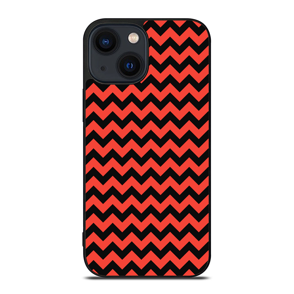 COLORBLOCK DARK RED CHEVRON 2 iPhone 14 Plus Case Cover