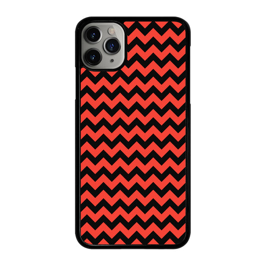 COLORBLOCK DARK RED CHEVRON 2 iPhone 11 Pro Max Case Cover