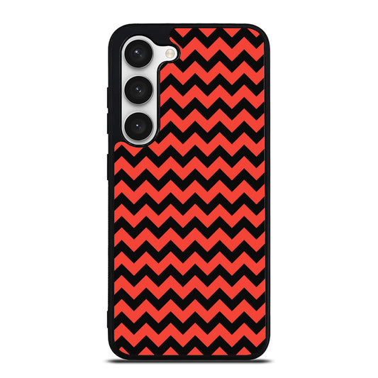 COLORBLOCK DARK RED CHEVRON 2 Samsung Galaxy S23 Case Cover