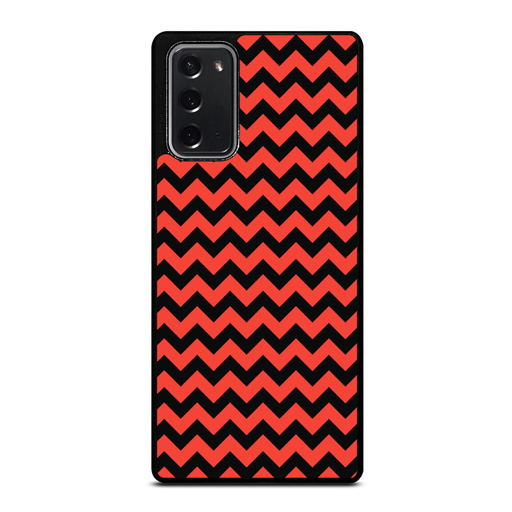 COLORBLOCK DARK RED CHEVRON 2 Samsung Galaxy Note 20 Case Cover