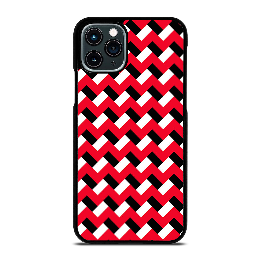 COLORBLOCK DARK RED CHEVRON 3 iPhone 11 Pro Case Cover