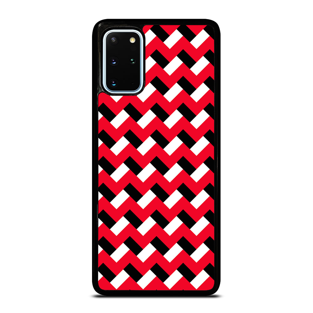 COLORBLOCK DARK RED CHEVRON 3 Samsung Galaxy S20 Plus Case Cover