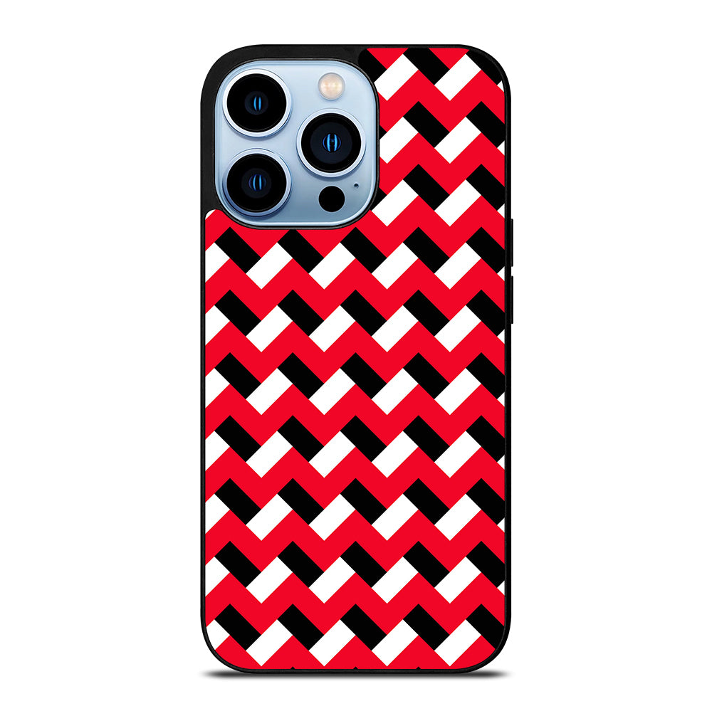 COLORBLOCK DARK RED CHEVRON 3 iPhone 13 Pro Max Case Cover
