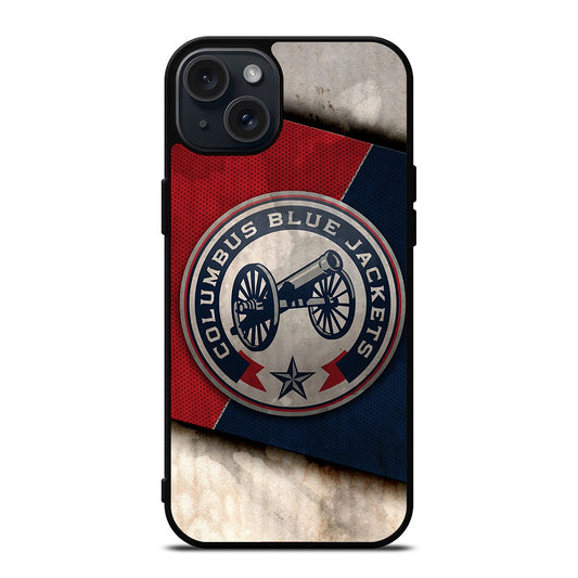 COLUMBUS BLUE JACKETS NHL ICON iPhone 15 Plus Case Cover