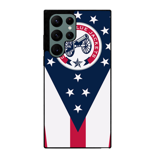 COLUMBUS BLUE JACKETS NHL ICON 2 Samsung Galaxy S22 Ultra Case Cover