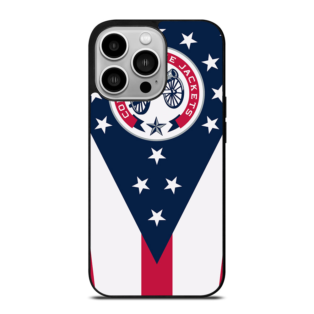 COLUMBUS BLUE JACKETS NHL ICON 2 iPhone 14 Pro Case Cover