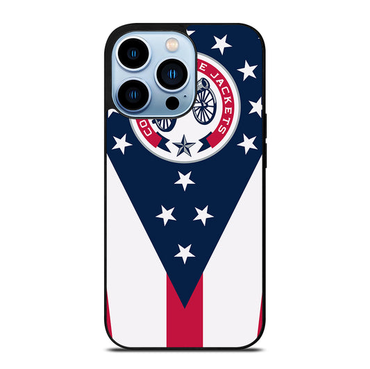 COLUMBUS BLUE JACKETS NHL ICON 2 iPhone 13 Pro Max Case Cover