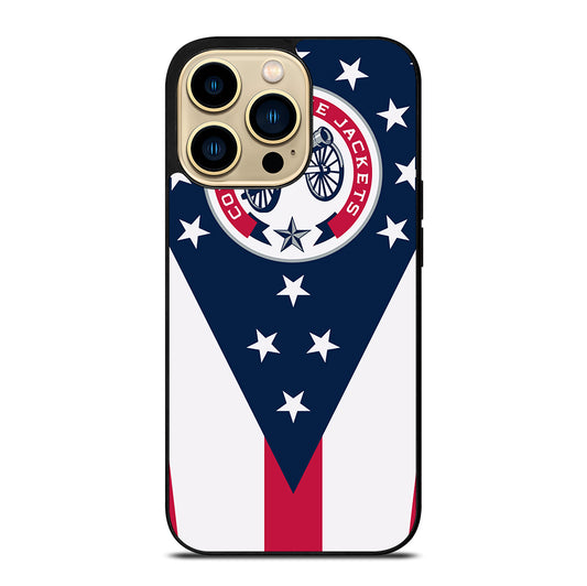COLUMBUS BLUE JACKETS NHL ICON 2 iPhone 14 Pro Max Case Cover