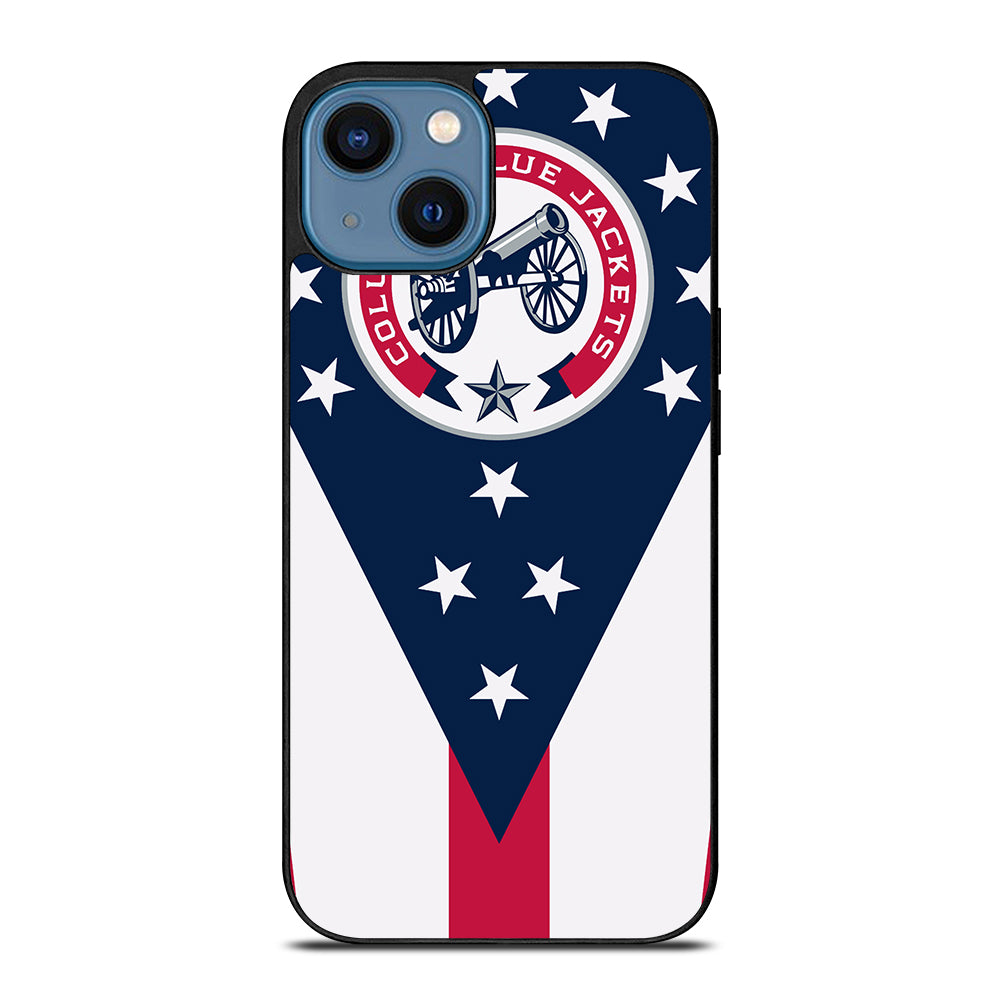 COLUMBUS BLUE JACKETS NHL ICON 2 iPhone 14 Case Cover