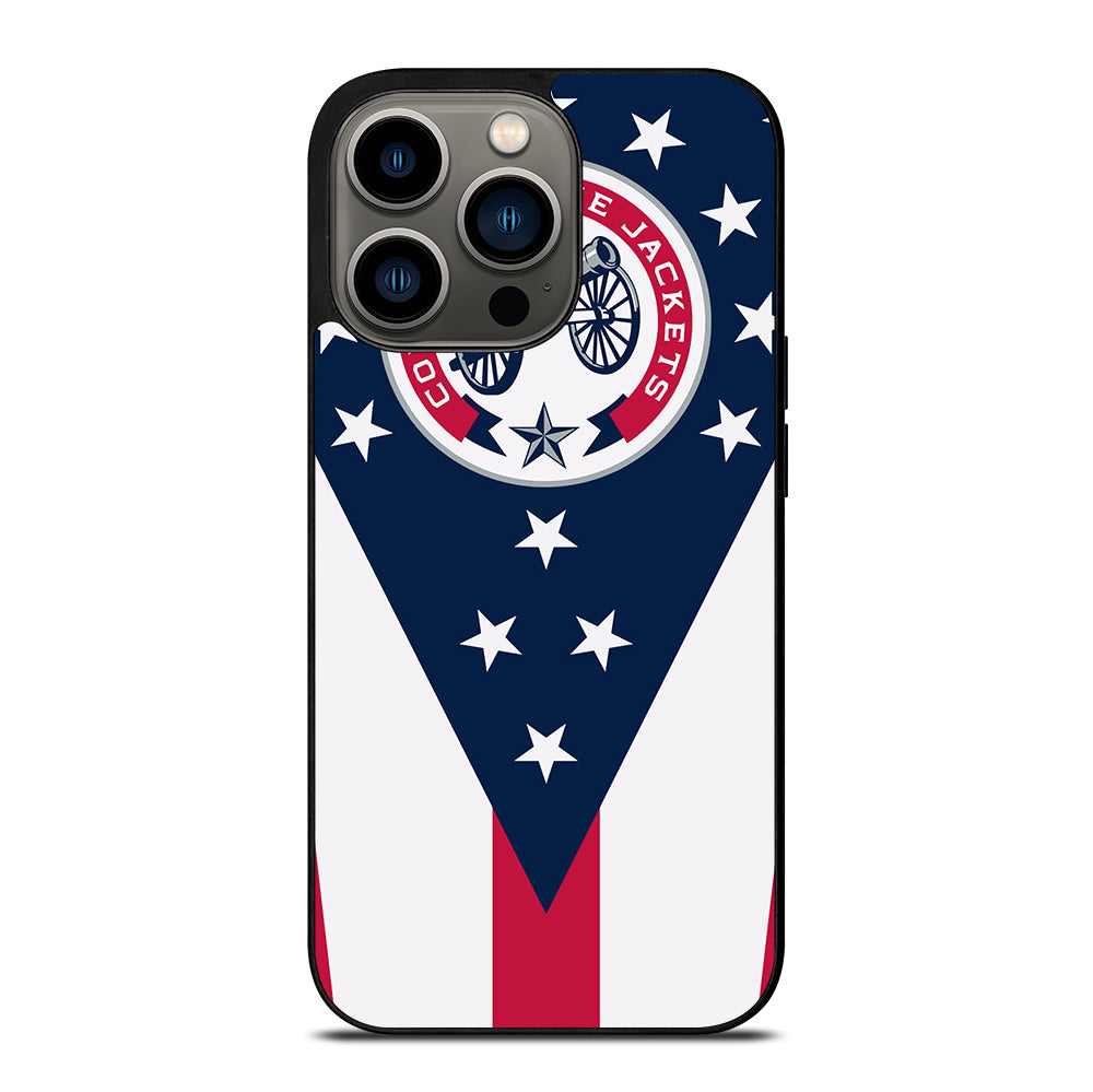 COLUMBUS BLUE JACKETS NHL ICON 2 iPhone 13 Pro Case Cover