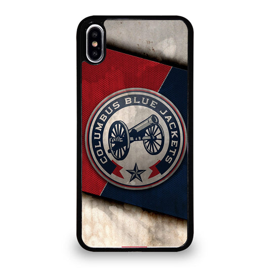COLUMBUS BLUE JACKETS NHL ICON iPhone XS Max Case Cover