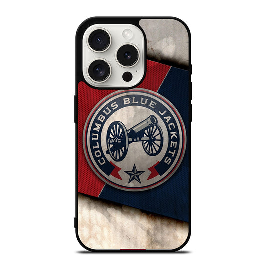 COLUMBUS BLUE JACKETS NHL ICON iPhone 15 Pro Case Cover