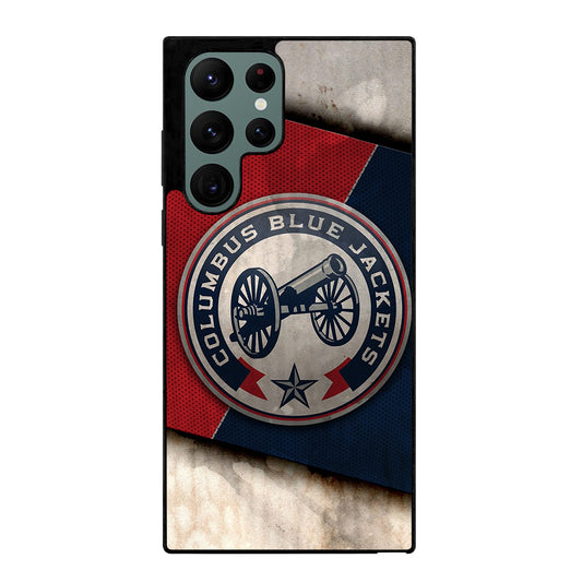 COLUMBUS BLUE JACKETS NHL ICON Samsung Galaxy S22 Ultra Case Cover